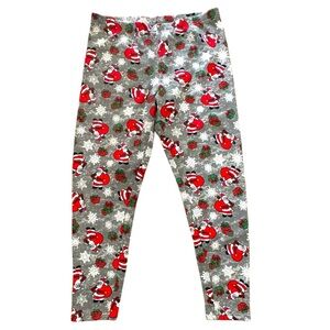 NoBo Size XL (15-17) High Waist Fleece Lined Skinny Holiday Pants